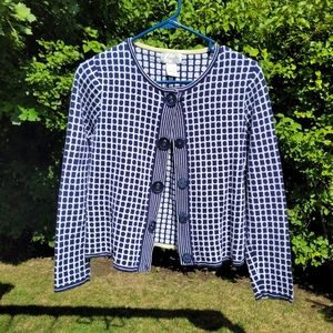 L Foxcroft Sweater Classic and Pop Art Pattern